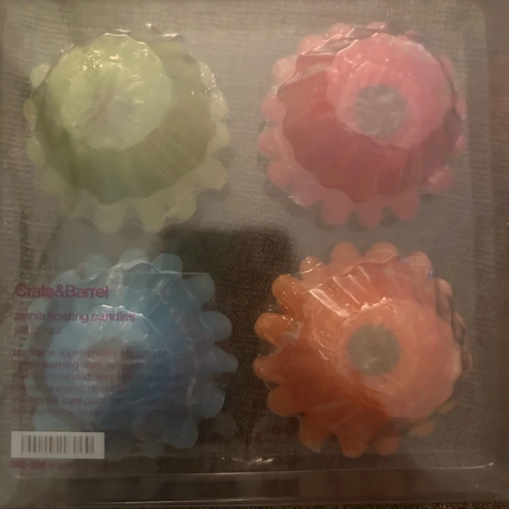 Set of four floating candles from Crate & Barrel